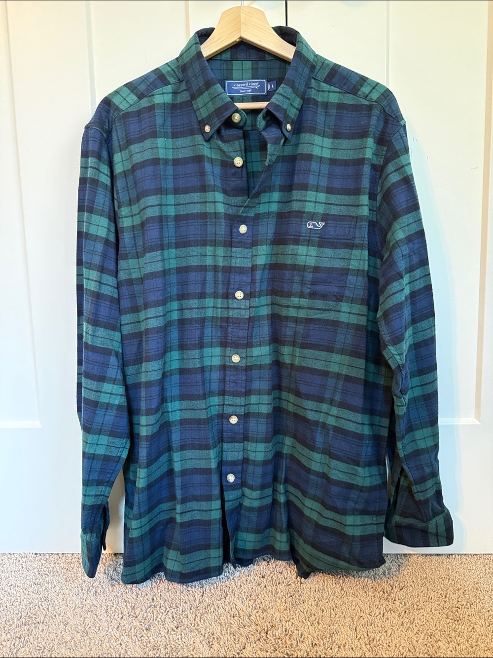 Vineyard Vines Blackwatch Flannel Button-Down Shirt